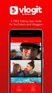 Vlogit - A free video editor made for Vloggers screenshot 0