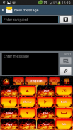 Teclado Inferno screenshot 4