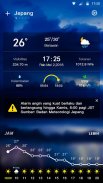 Cuaca: Prakiraan cuaca, info hujan & petir screenshot 7