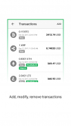 Vertfolio - Cryptocurrency Portfolio Tracker screenshot 1