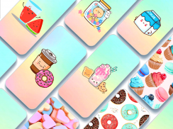 Kawaii Food Cute wallpapers screenshot 14