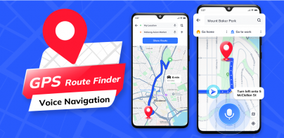 GPS Route Finder: Voice Map