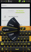 Yellow Keyboard Theme screenshot 2