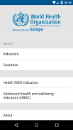 WHO/Europe health statistics screenshot 0