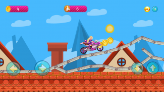 Barbie Hill Climb Racing screenshot 0
