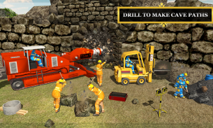 Cave Mine Construction Sim: Gold Collection Game screenshot 3