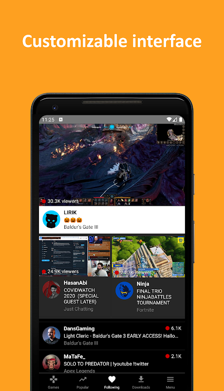 Xtra For Twitch 1 5 7 Beta1 Download Android Apk Aptoide