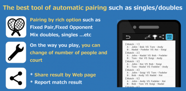 Doubles Match Tool : such as t screenshot 5