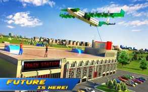 Flying Train Driver Train Game screenshot 12