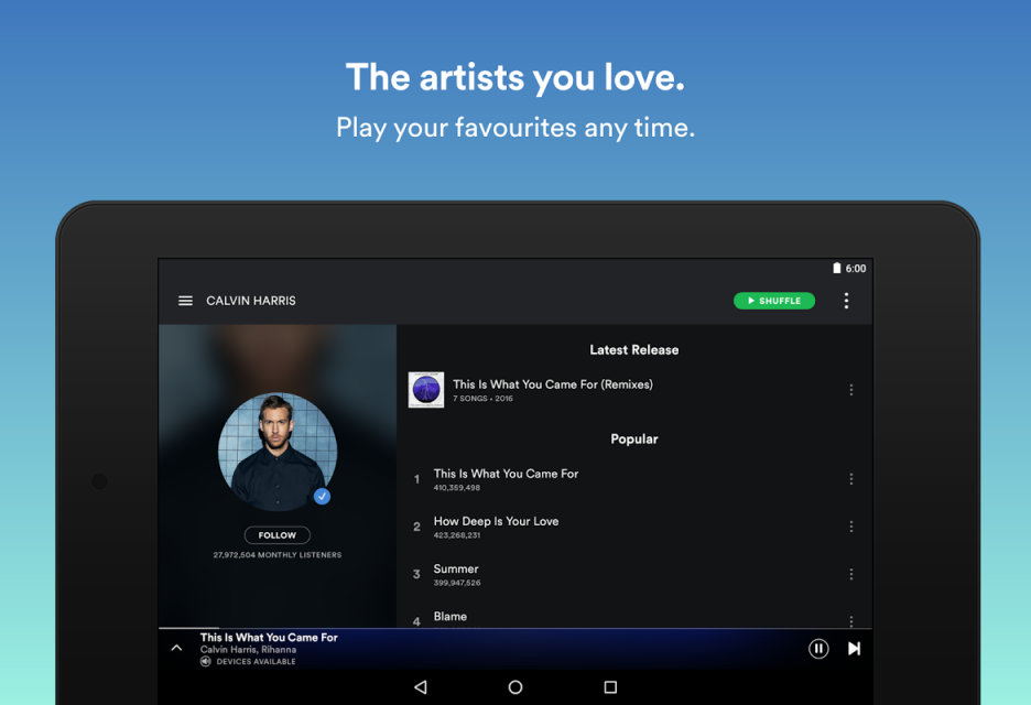 Spotify: Music Streaming App - Download APK for Android - Aptoide