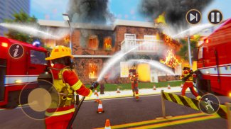 911 Rescue Fire Truck Games 3D screenshot 0