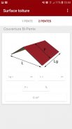 Calcul de surface toiture screenshot 1