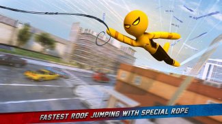 Stickman Ice Hero Crime City - Rope Hero screenshot 4