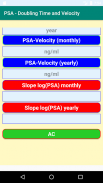 PSA- Calculations of Doubling Time and Velocity screenshot 2