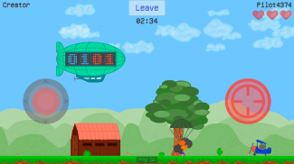 Biplanes: Funny Animals. PvP combat and challenge screenshot 1