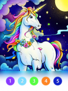 Coloring Fun : Color by Number Games screenshot 1