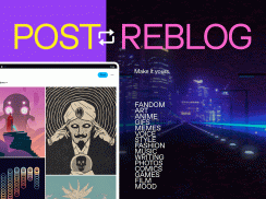 Tumblr — fandom, sztuka, chaos screenshot 2