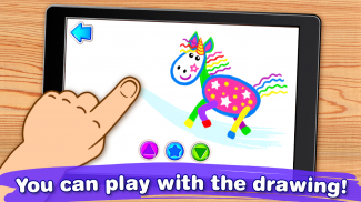 Bini Drawing for Kids Games screenshot 0