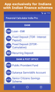 Financial Calculator India screenshot 0