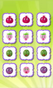 Matching Game-Smiley Fruits screenshot 8