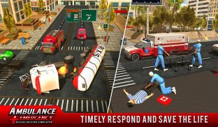 911 Ambulance City Rescue Jeu de conduite d'urgenc screenshot 9