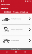 HORSCH Error Codes screenshot 3