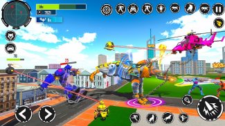 狼机器人改造游戏–机器人汽车游戏 screenshot 2
