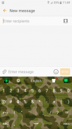 Hijau Keyboard Militer screenshot 2