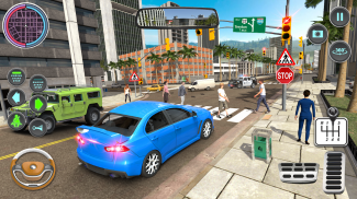 Modern Car Driving School Game screenshot 1