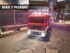 Fire Truck Rescue Simulator screenshot 2