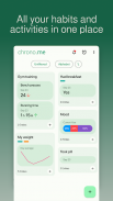 chrono.me - Lifestyle tracker screenshot 4