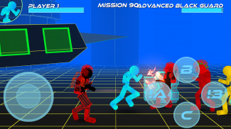 Stickman Neon Street Fighting screenshot 11
