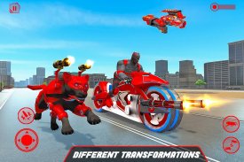 Police Panther Robot Bike Transformation Hero screenshot 7