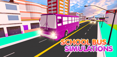 Simulatoredi scuolabus Drive3D screenshot 5