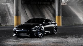 Black Nissan GTR Wallpaper screenshot 8