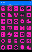 Pink and Black Icon Pack screenshot 14