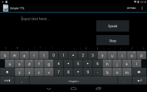 Simple TTS screenshot 0