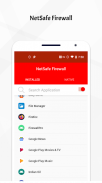 NetSafe Firewall - Net Blocker per Application screenshot 1