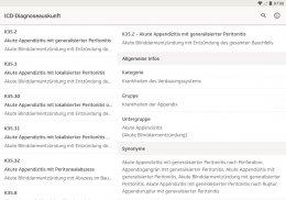 ICD-10 Diagnoseauskunft screenshot 3