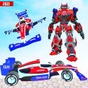 Ultimate Robot Transform Formula Car War shooting