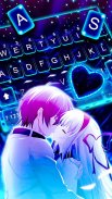 Romantic Neon Kiss Themes screenshot 2