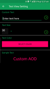 Custom AOD (Add images on Always On Display) screenshot 1
