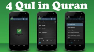 4 Qul MP3 in Quran screenshot 0