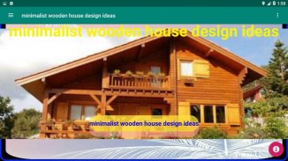 minimalist wooden house design ideas screenshot 4