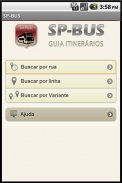 SP-BUS  Linhas de ônibus screenshot 0