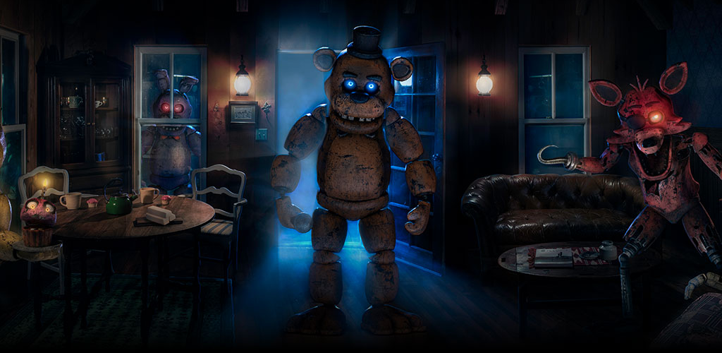 Все аниматроники в FNAF non AR I FNAF MOBILE RAIDS 