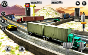 Euro Long Trailer Truck Sim 2021: Cargo Transport screenshot 0