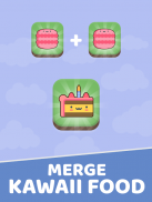 Merge Kawaii Food - Evolution & Clicker Game screenshot 0