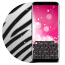 Pink Zebra Keyboard