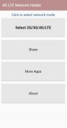 4G LTE Network Booster, LTE Switch, Force LTE Only screenshot 1